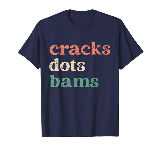 Cracks Dots Bams Mahjong Tile, Retro Distressed Mahjong Play T-Shirt
