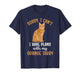 Plans with My Orange Tabby Cat Owner Orange Tabby Cat Lover T-Shirt