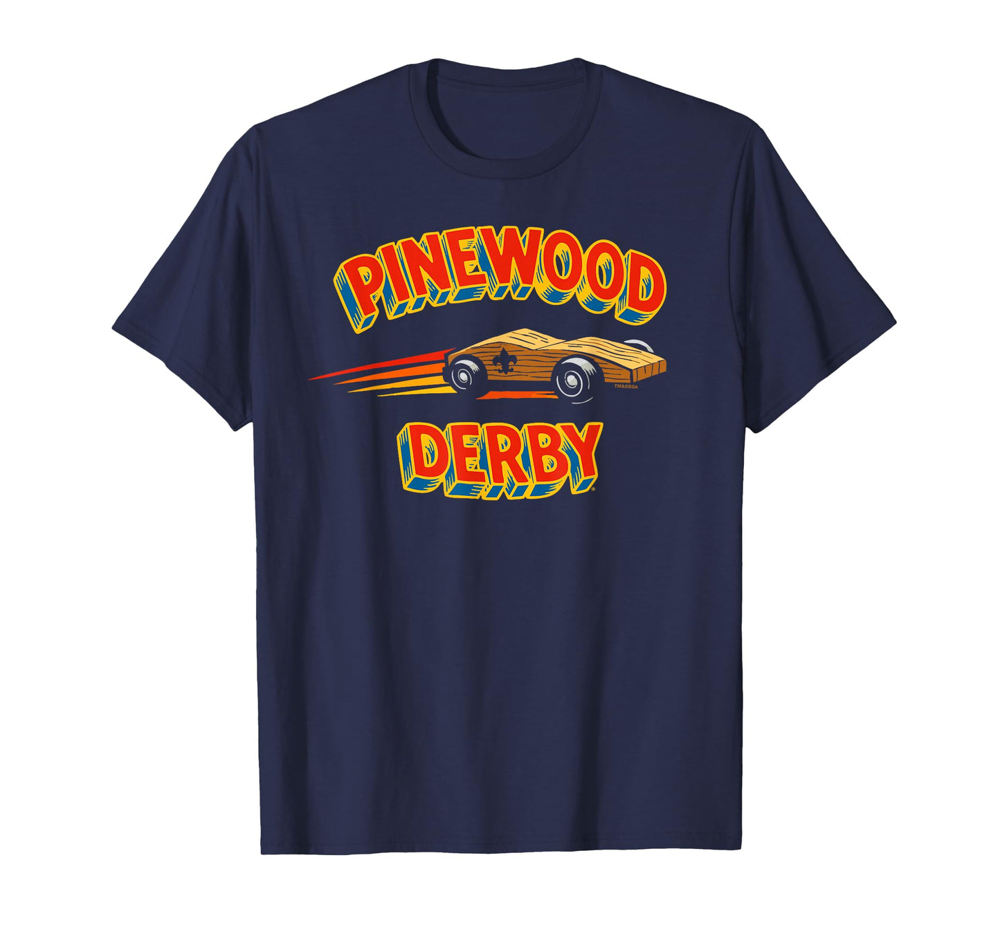 Retro Pinewood Derby Cub Scouts Comic Style T-Shirt