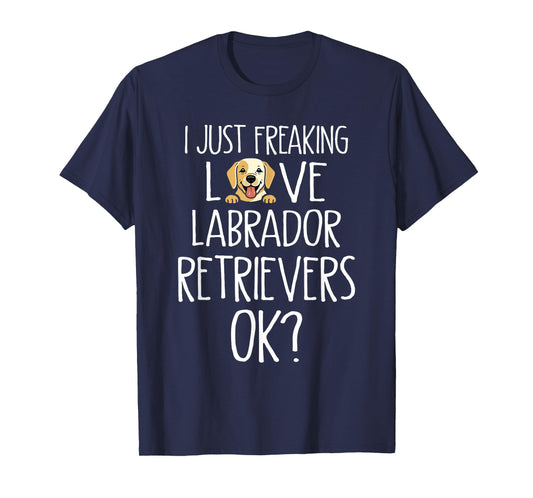 Labrador Retriever Dog Mom Men Women Kids Funny Labrador T-Shirt