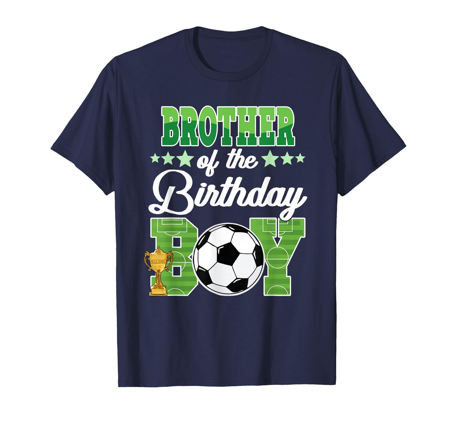 Soccer Brother Birthday Boy Party Soccer Family Matching T-Shirt