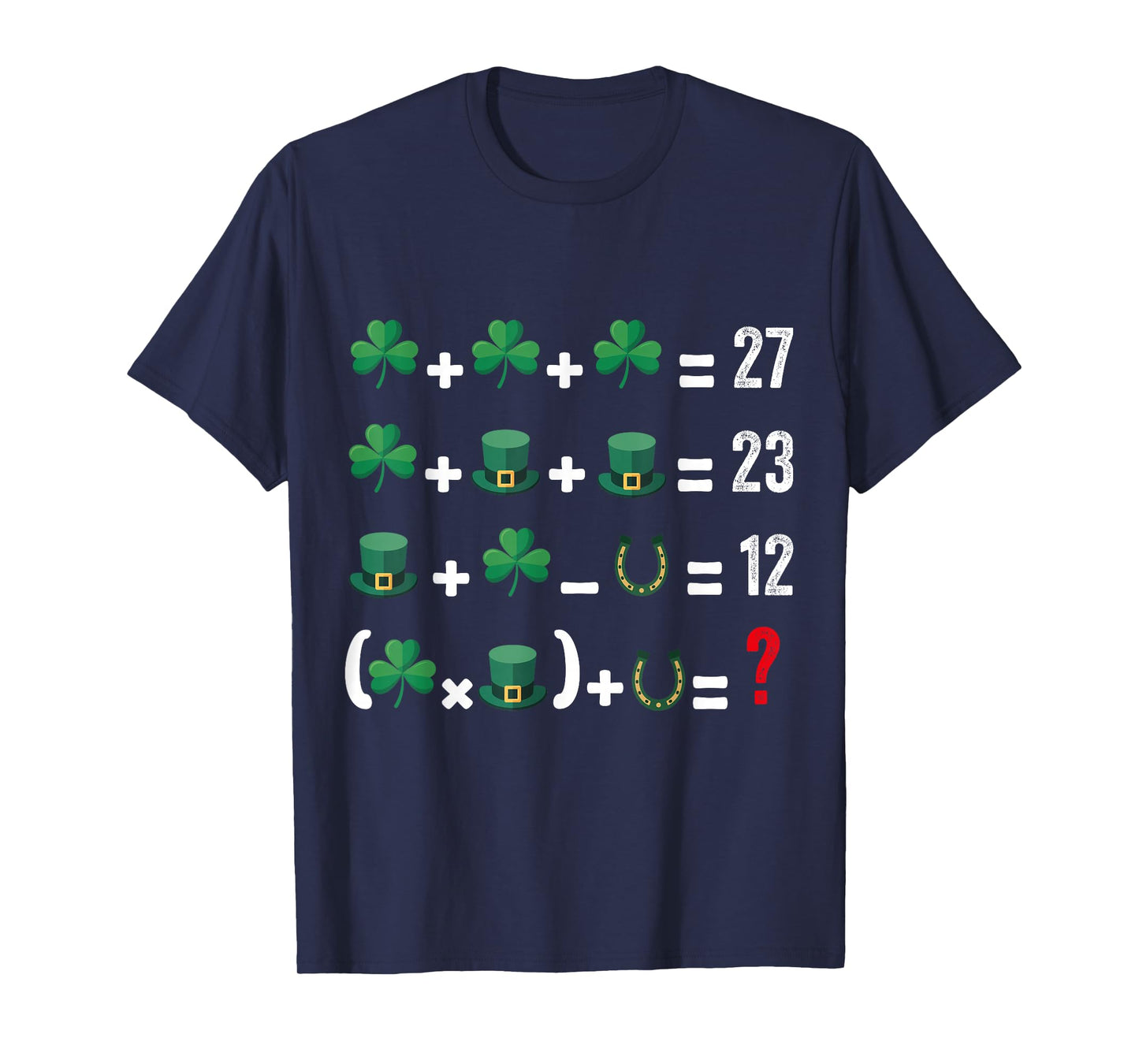 67 Meme Six Seven Puzzle Math Irish Funny Holiday Humor T-Shirt