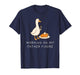 Goose Eating Pie for Two Couple Working On My Father Figure T-Shirt