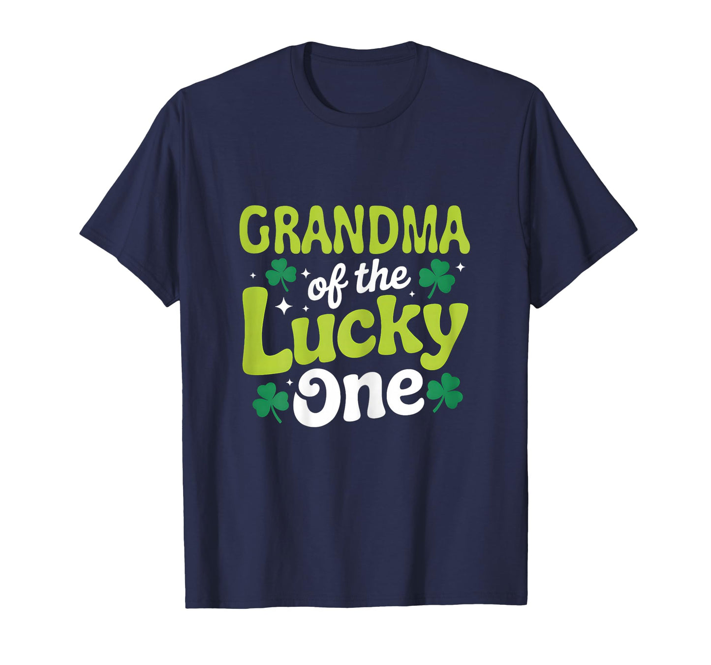 Grandma of The Lucky One First Birthday St Patrick's Day T-Shirt