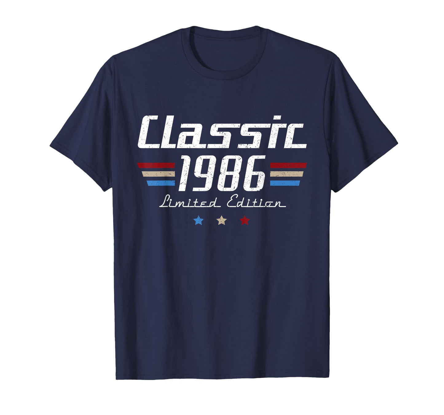 40 Year Old Gifts Men Vintage Classic Car 1986 40th Birthday T-Shirt