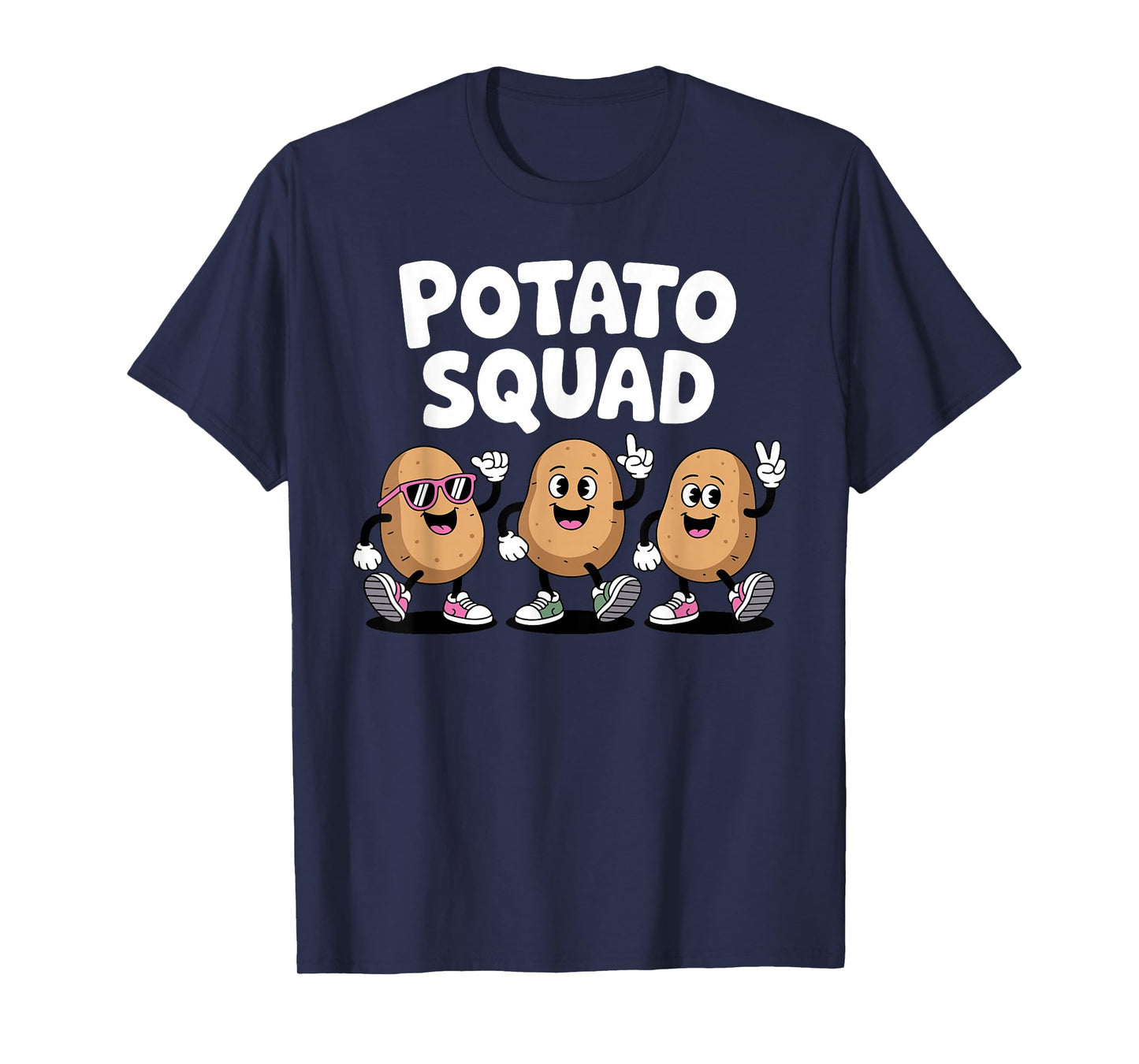 Funny Potato Art for Men Women Potato Novelty Potato Lover T-Shirt