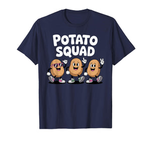 Funny Potato Art for Men Women Potato Novelty Potato Lover T-Shirt