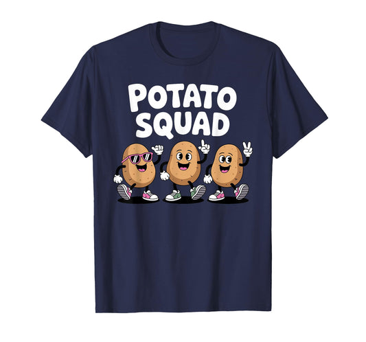 Funny Potato Art for Men Women Potato Novelty Potato Lover T-Shirt