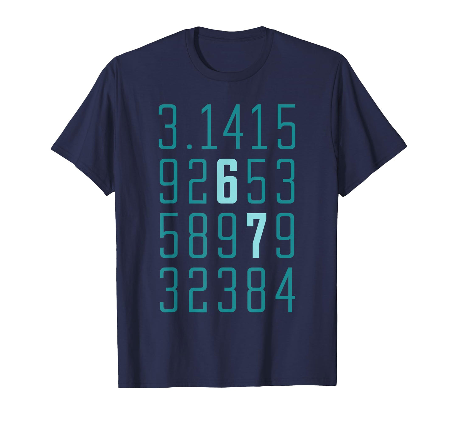 67 Pi Math Meme Slang Funny Six Seven Science Math Teacher T-Shirt