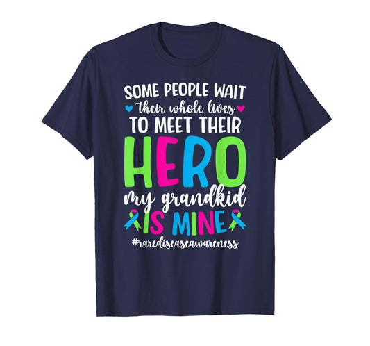 Rare Disease Awareness Proud Rare Disease Grandma T-Shirt