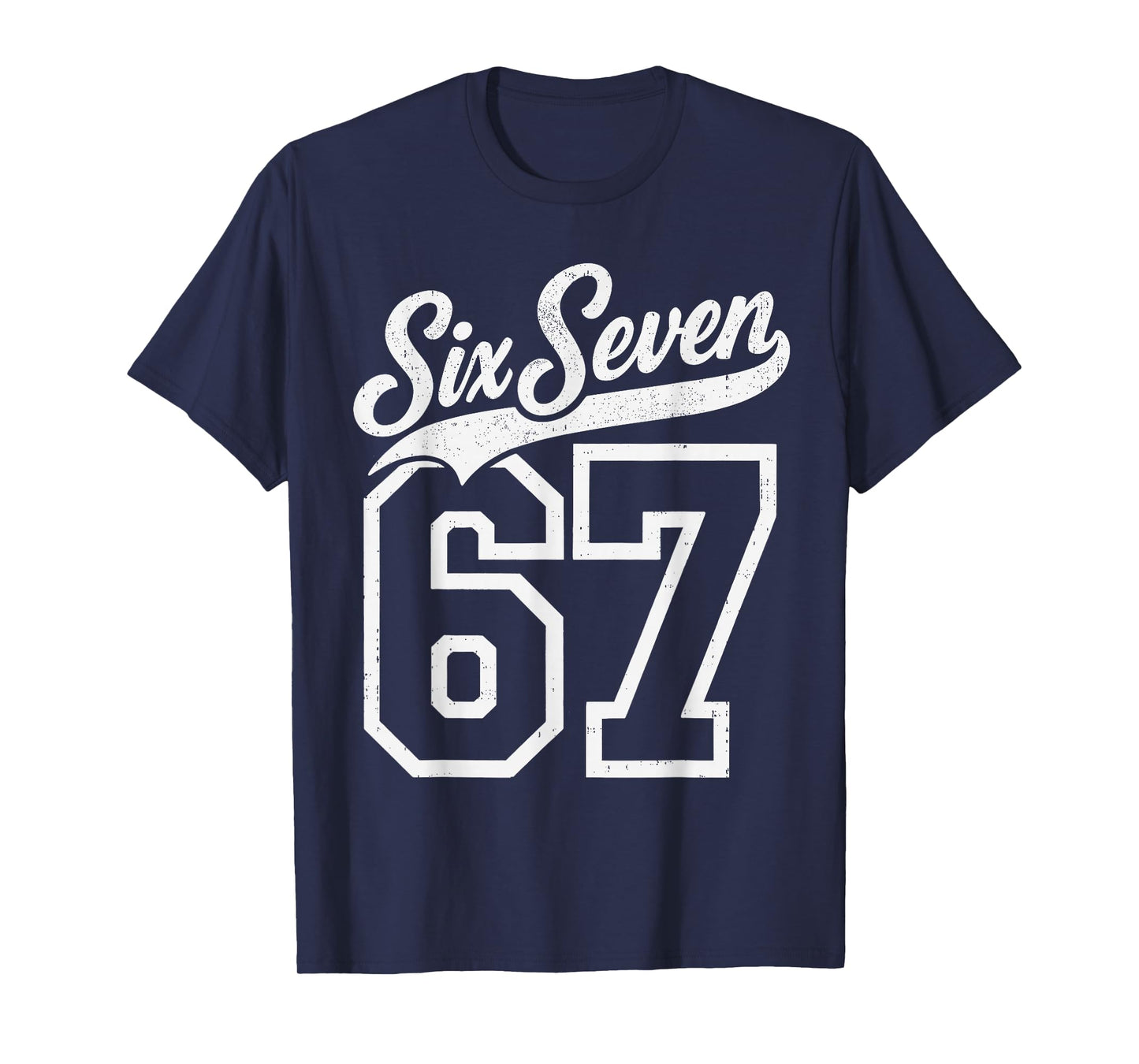 Baseball 6 7 Number 67 Six Seven Meme Mens Boys Youth Kids T-Shirt