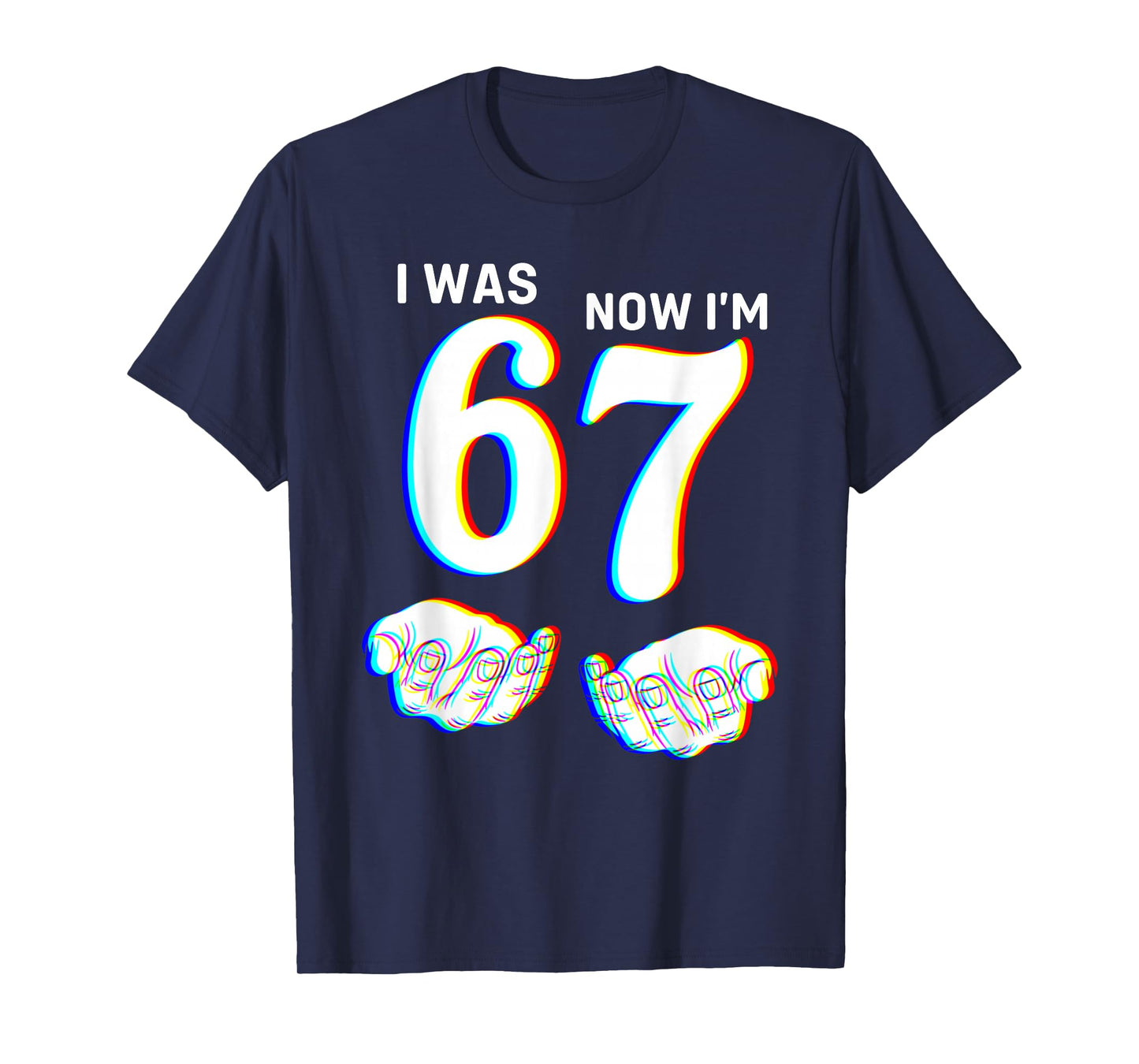 Funny I was 6 Now I'm 7 Six Seven Meme 7 Year Old Birthday T-Shirt