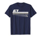 Pit Crew Race car Racing Checkered Flag 67 six Seven Meme T-Shirt
