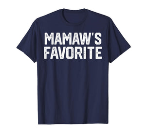 Mamaw’S Favorite Funny Grandparent Grandchild Vintage Humor T-Shirt
