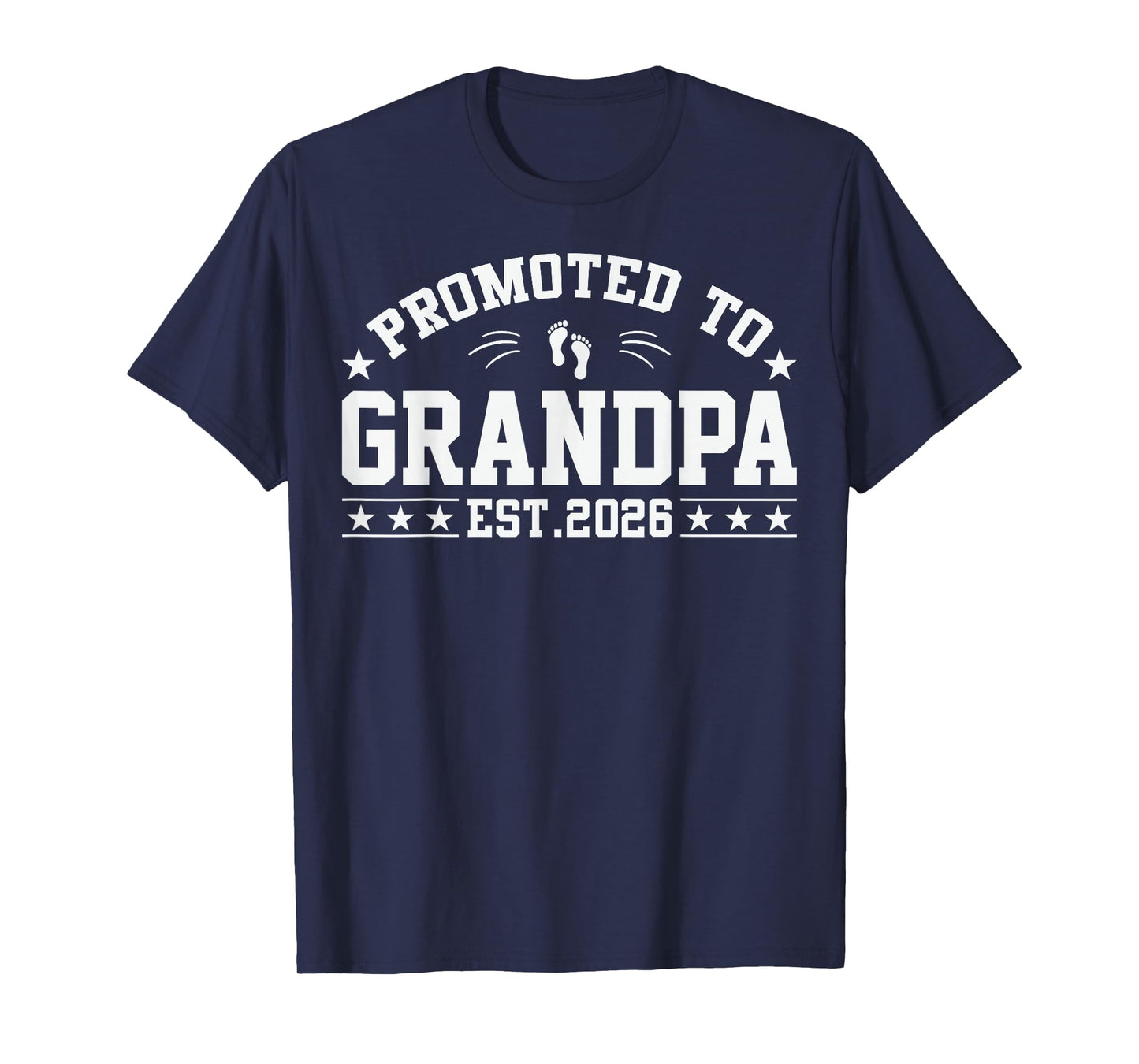 Promoted to Grandpa Est. 2026 Grandparents Grandpa 2026 T-Shirt