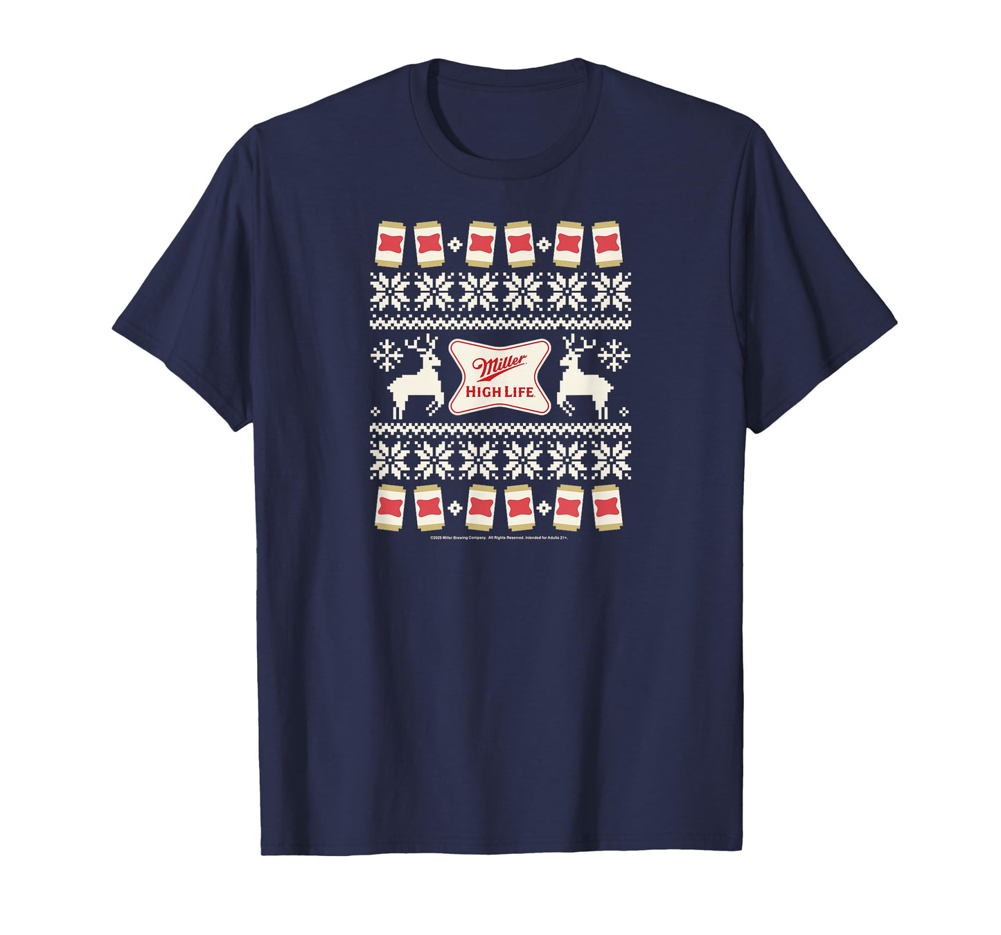 Miller High Life - Christmas Sweater T-Shirt