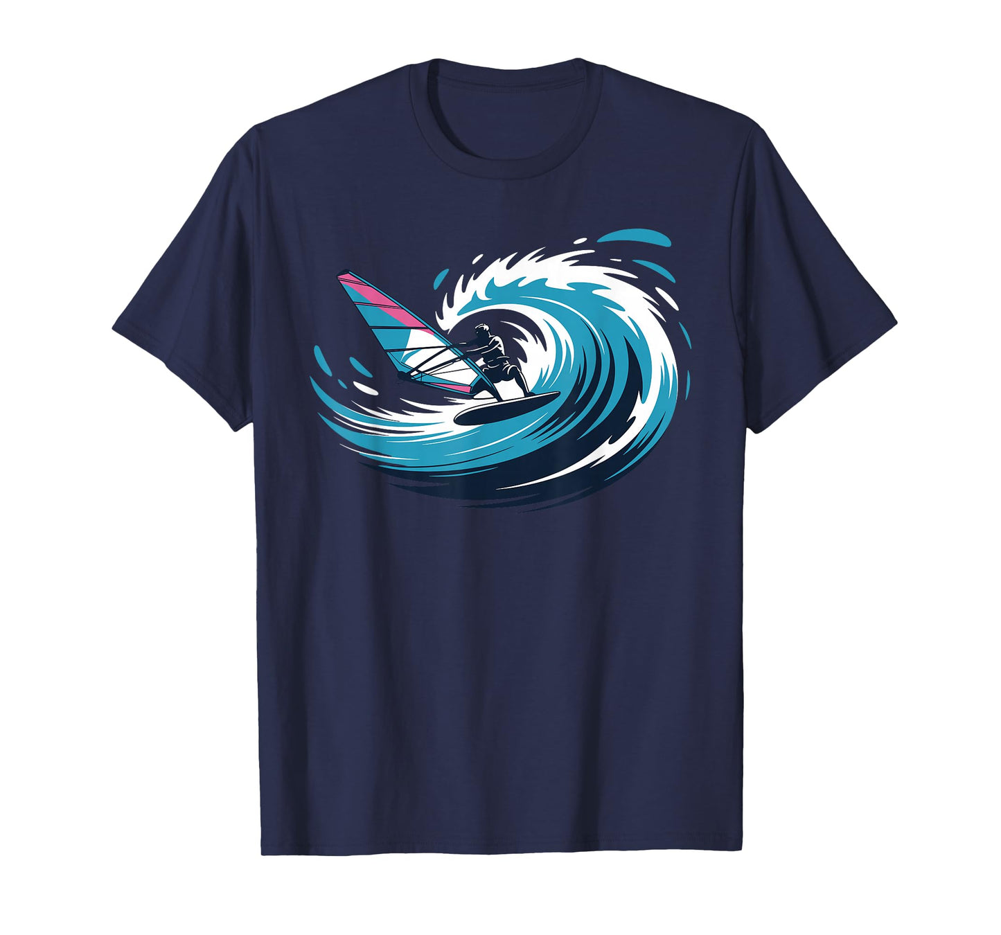 Cool Windsurfing Art for Men Women Kids Windsurf Windsurfer T-Shirt