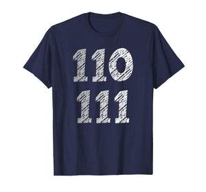 Binary 6 and 7 Geek Humor Six Seven Programmer T-Shirt