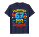 I Survived 67 Days of School Six Seven Meme Teacher Student T-Shirt