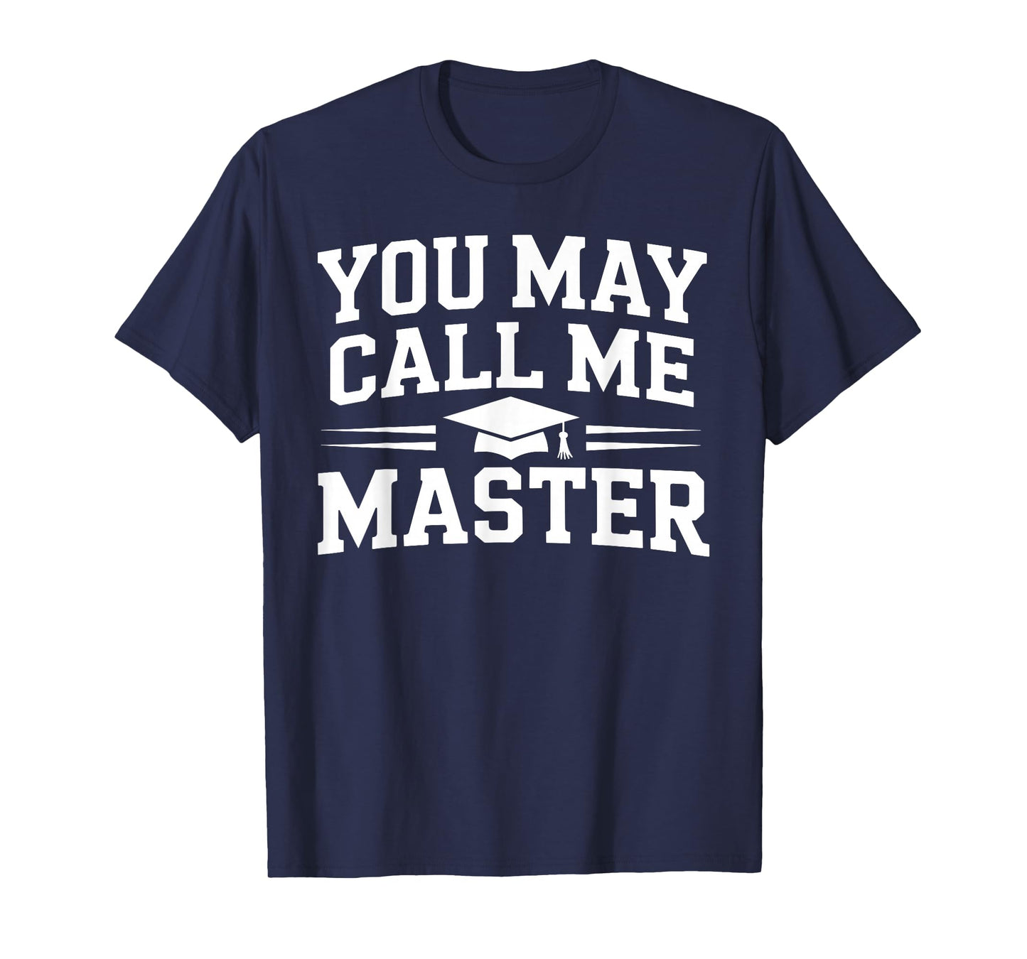 Cool Masters Degree Graduation Art for Men Women MBA Grad T-Shirt