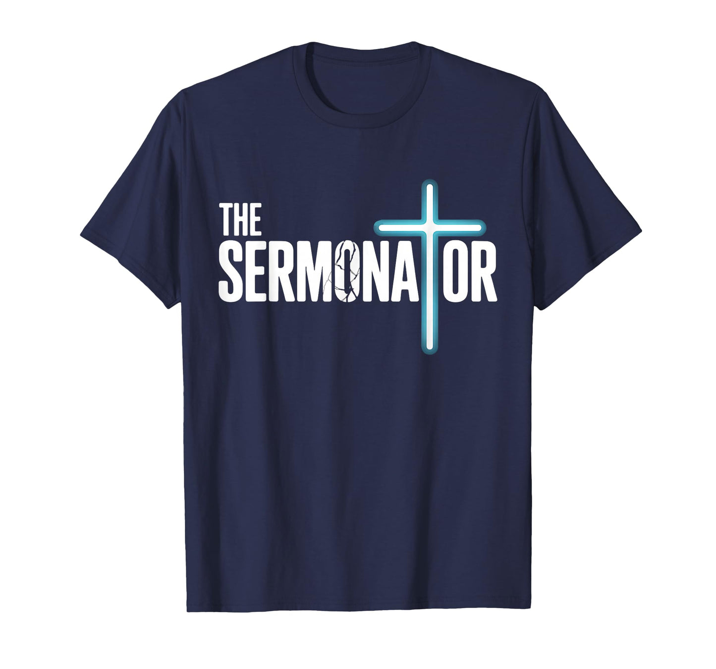 The Sermonator Christian Preacher Faith Humor Church T-Shirt