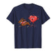 Dachshund Heart Chocolate Valentine Dog Womens Mens Kids T-Shirt