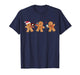 Gingerbread Sonographer Ultrasound Tech Christmas Cardiac T-Shirt