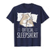Official Sleepshirt Sleeping Gerbil Mouse Lovers Pajama T-Shirt