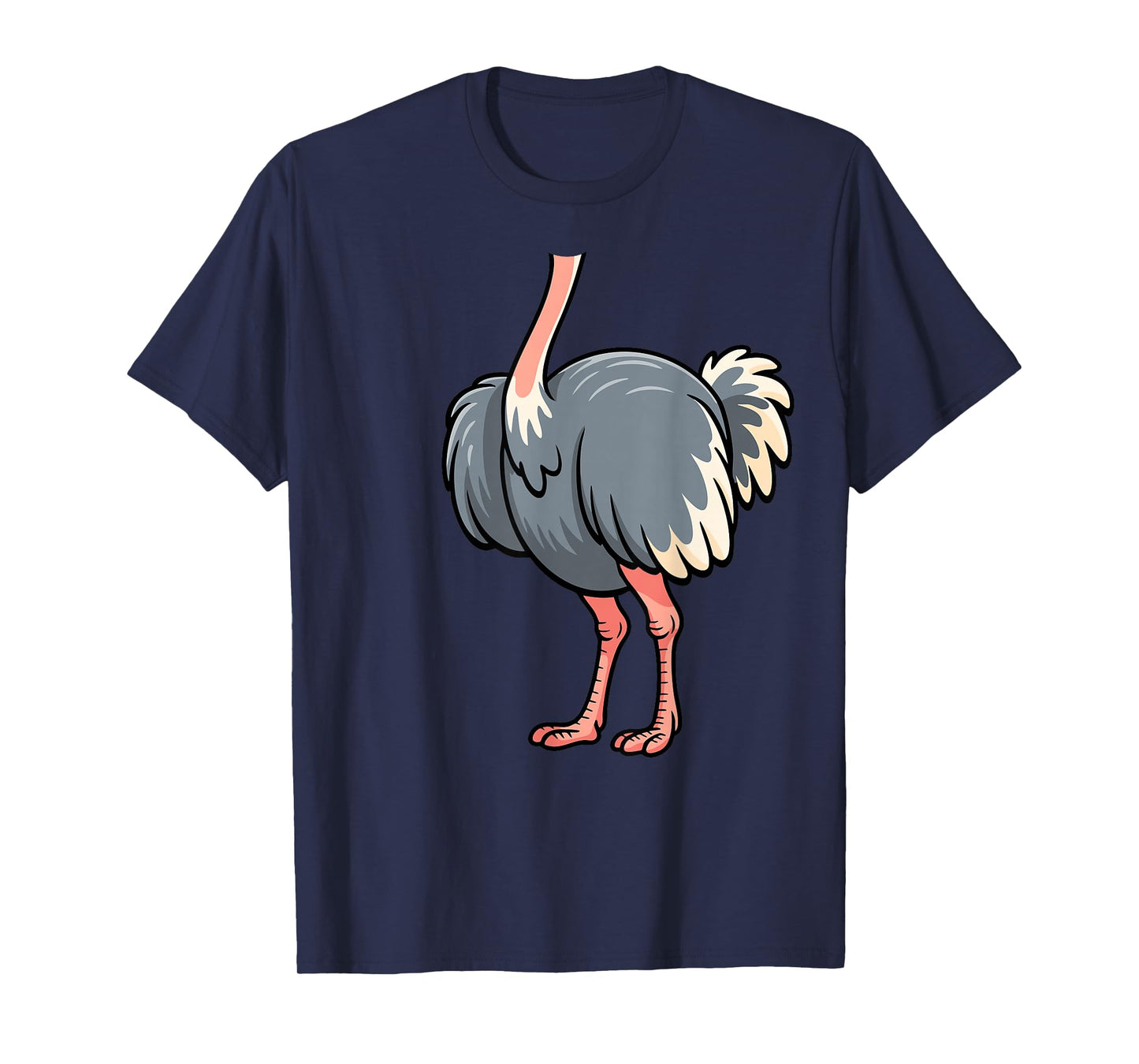 Ostrich Shirt Adult Men Women Kids Body Ostrich Costume T-Shirt