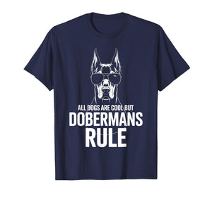 Funny Doberman Art for Men Women Kids Doberman Pinscher T-Shirt
