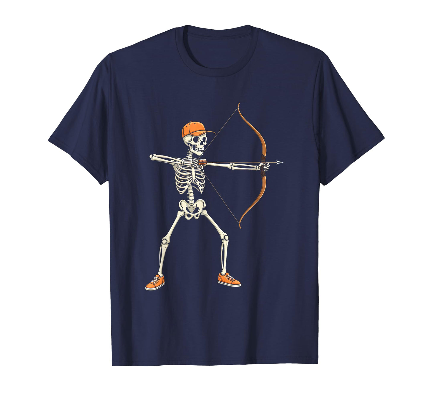 Archery Skeleton Halloween Funny for Men Boys Kids Archer T-Shirt