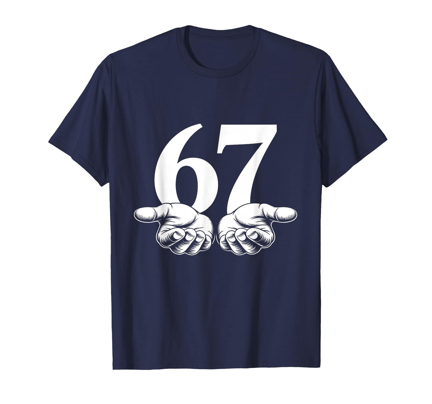 Funny Six Seven 6 7 Meme Gen Alpha Slang T-Shirt