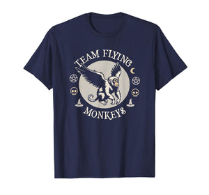 Vintage Team Flying Monkeys Wizard Spell Witch RPG Magic T-Shirt