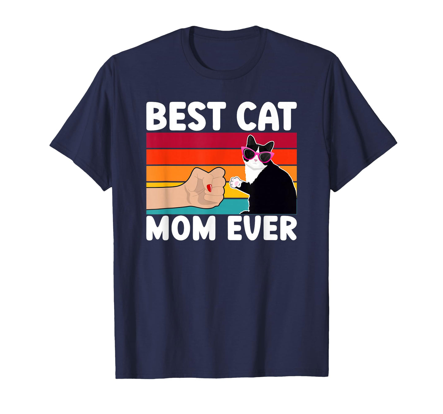 Tuxedo Cat Mom Tuxedo Cat Lover Tuxedo Cat Owner T-Shirt