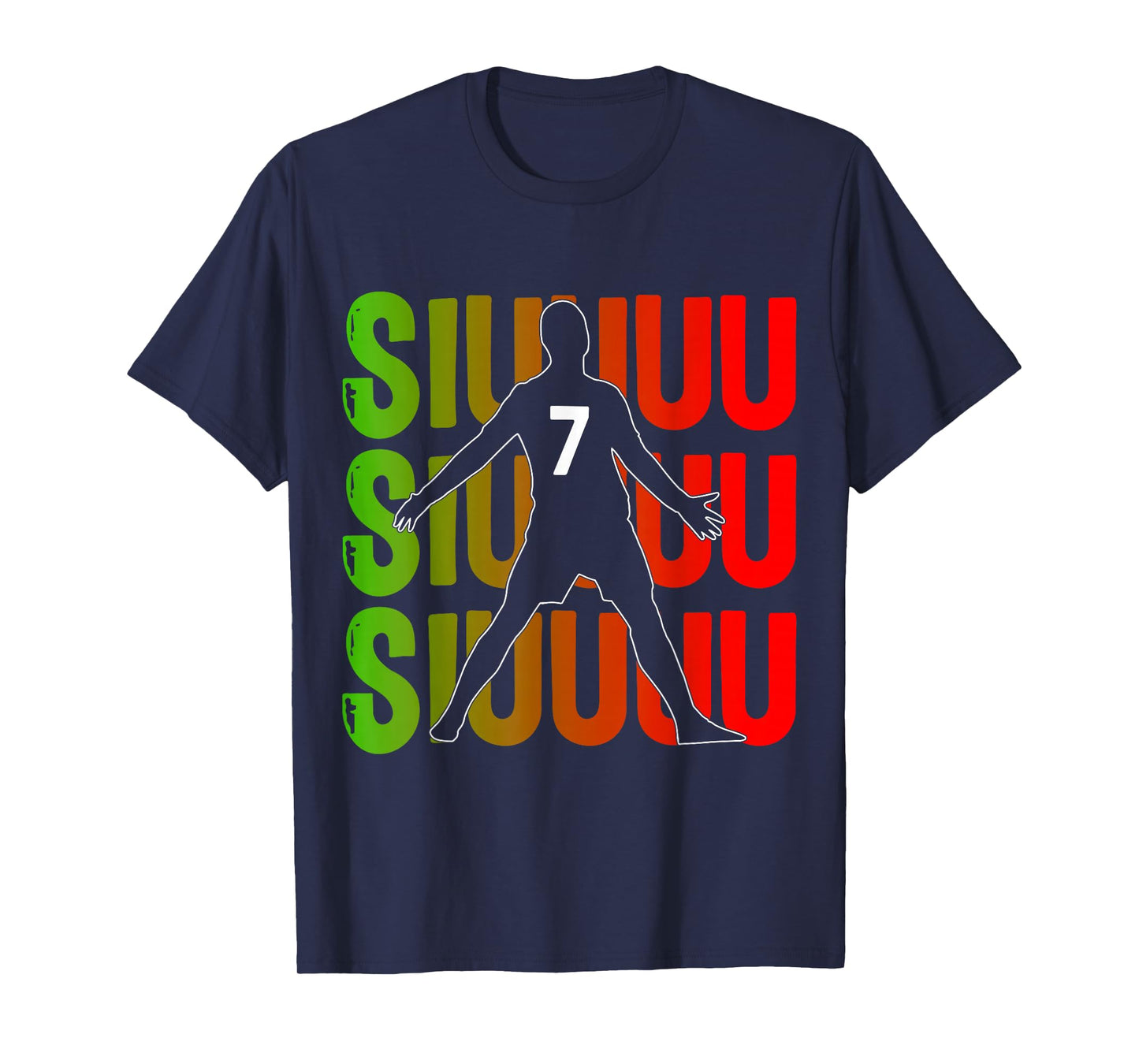 Siuuuu Funny Soccer Present for Soccer Lovers Fan Kid's Boys T-Shirt
