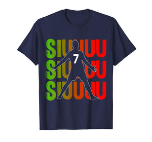 Siuuuu Funny Soccer Present for Soccer Lovers Fan Kid's Boys T-Shirt