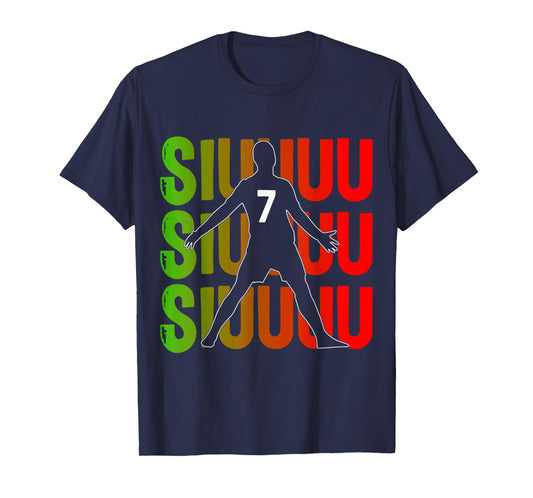 Siuuuu Funny Soccer Present for Soccer Lovers Fan Kid's Boys T-Shirt