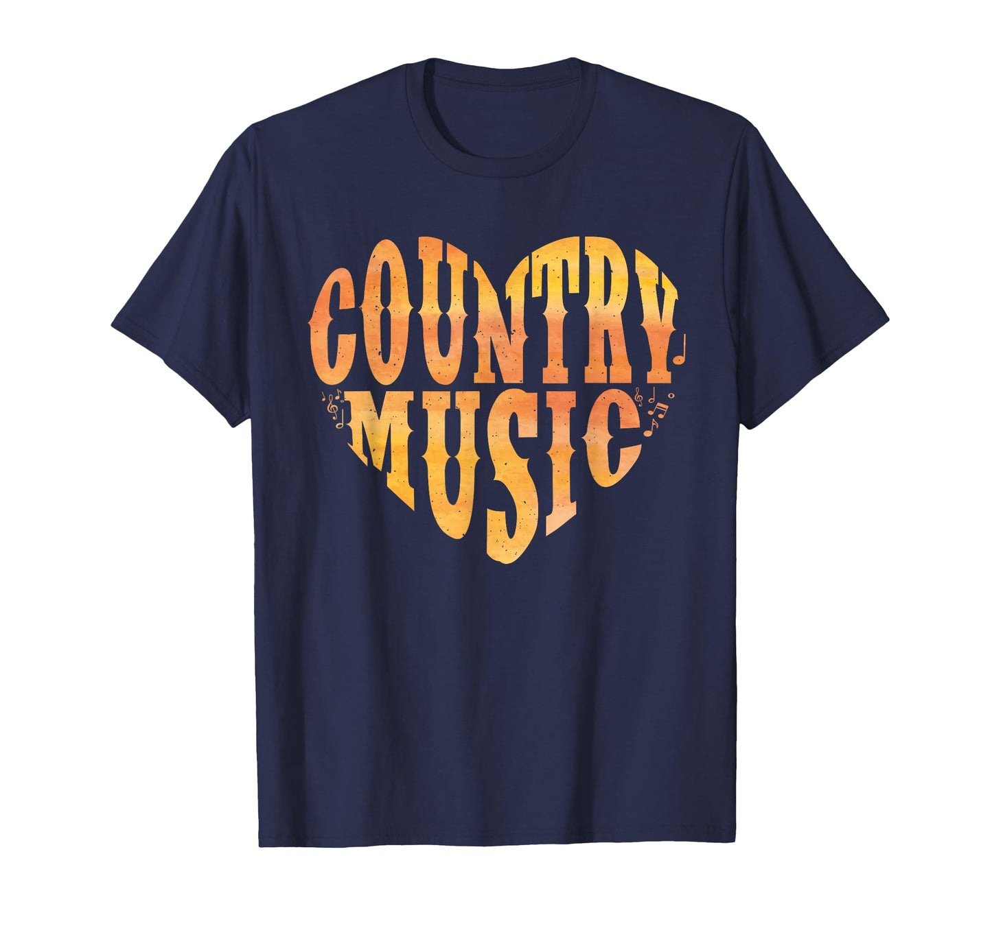 Cute Country Music Art for Men Women Concert Country Music T-Shirt
