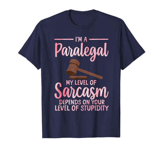 Paralegal Art for Men Women Law Legal Assistant Paralegal T-Shirt