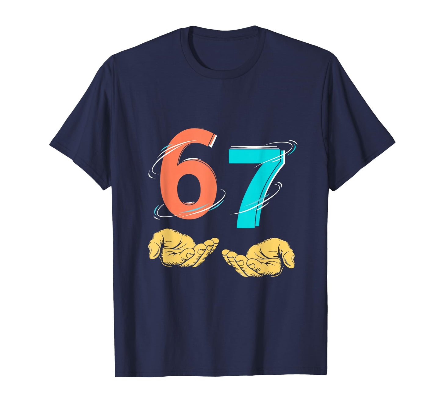 Six Seven 6-7 Meme Funny Height Joke Tee T-Shirt