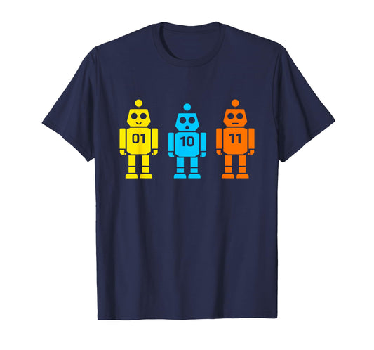 01 10 11 Robot T-Shirt