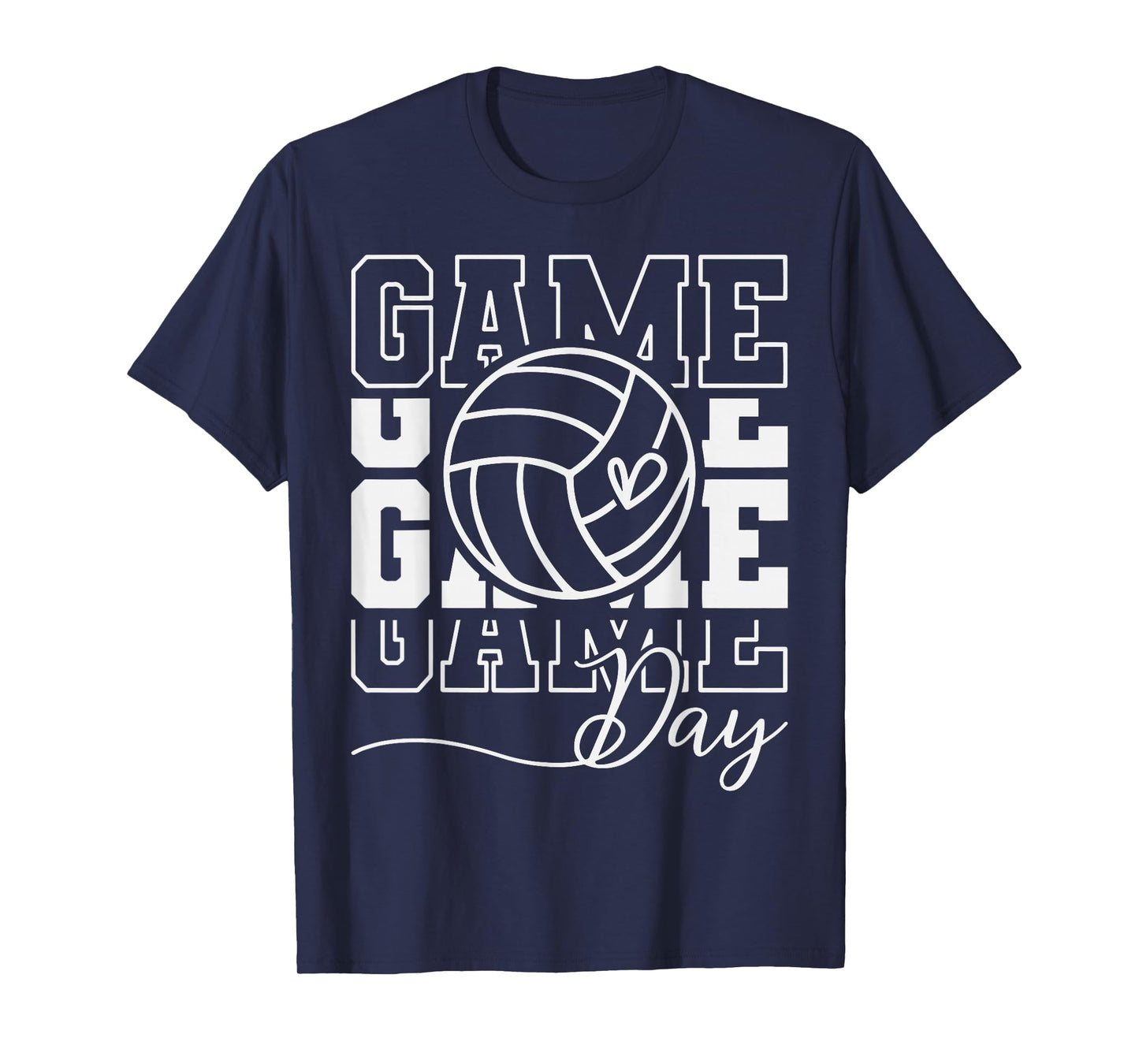 Volleyball Game Day Vibes Volley Lover Player & Coach Womens T-Shirt