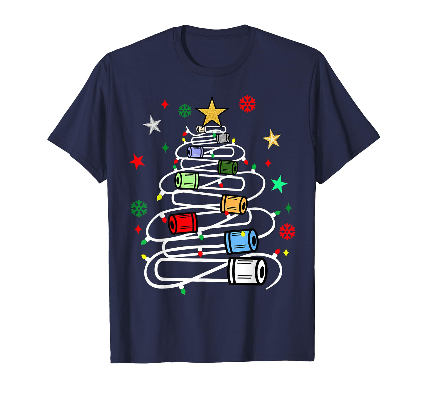 Phlebotomy Blood Tube Christmas Tree Phlebotomist Phleb Tech T-Shirt