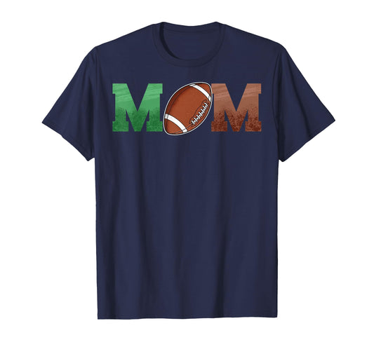 Mom of The 1 Year Old Football Birthday Boy Family Matching T-Shirt