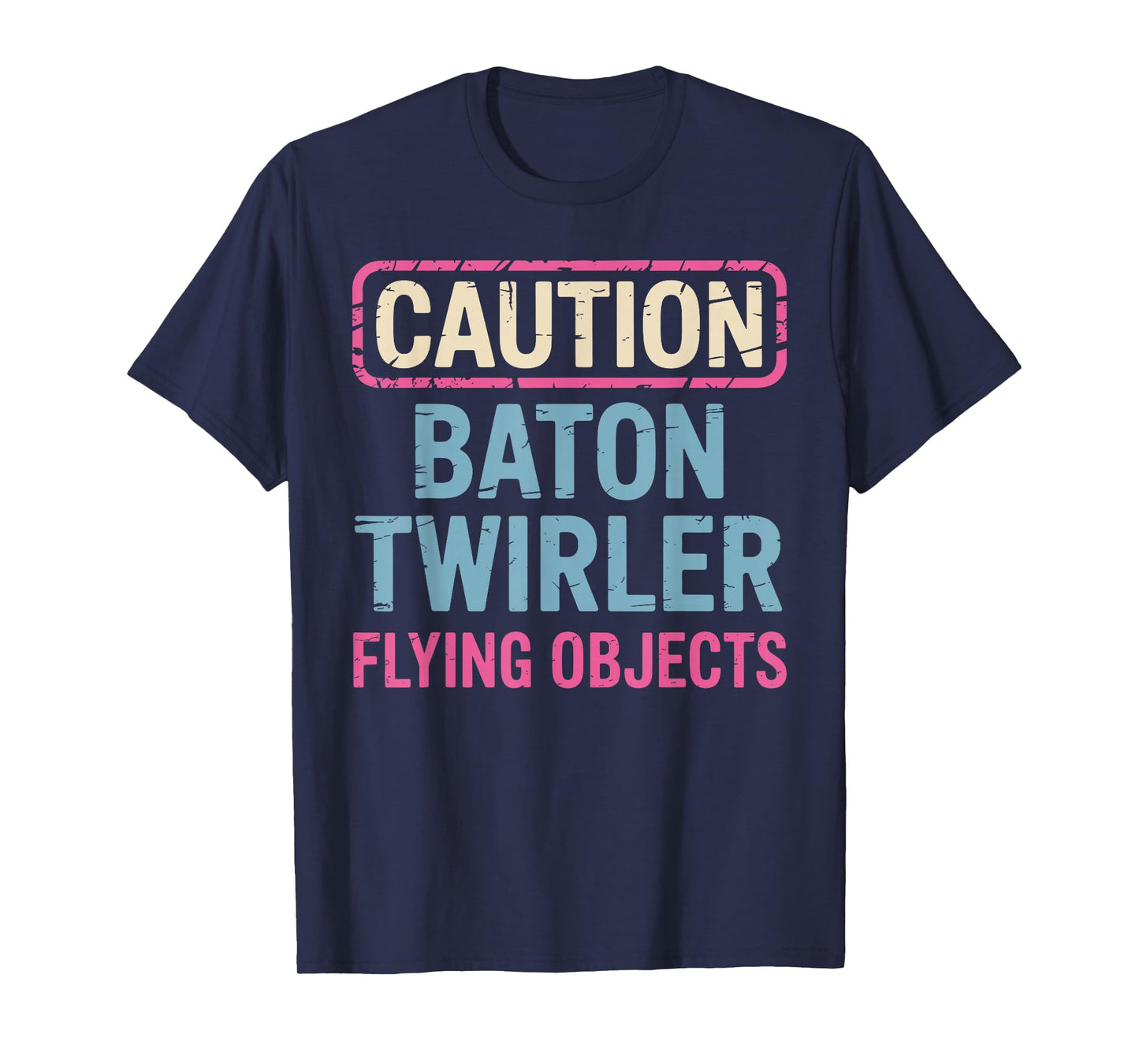 Cool Baton Twirling Art for Women Girls Twirl Baton Twirler T-Shirt