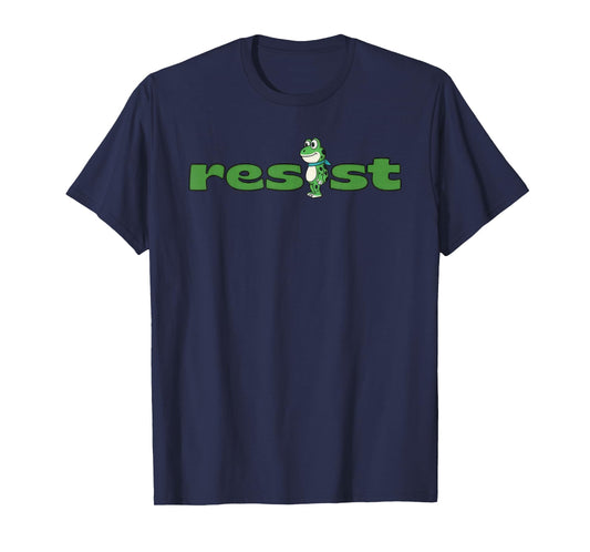 Resist Frog Portland Frog Protest for Men Women T-Shirt