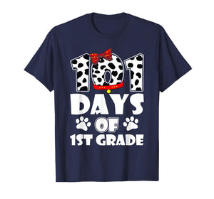 101 Days 1st Grade 100th Day Dog 100 Days School Students T-Shirt