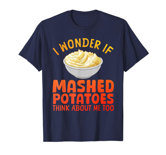 Mashed Potato Art for Men Women Thanksgiving Mashed Potato T-Shirt