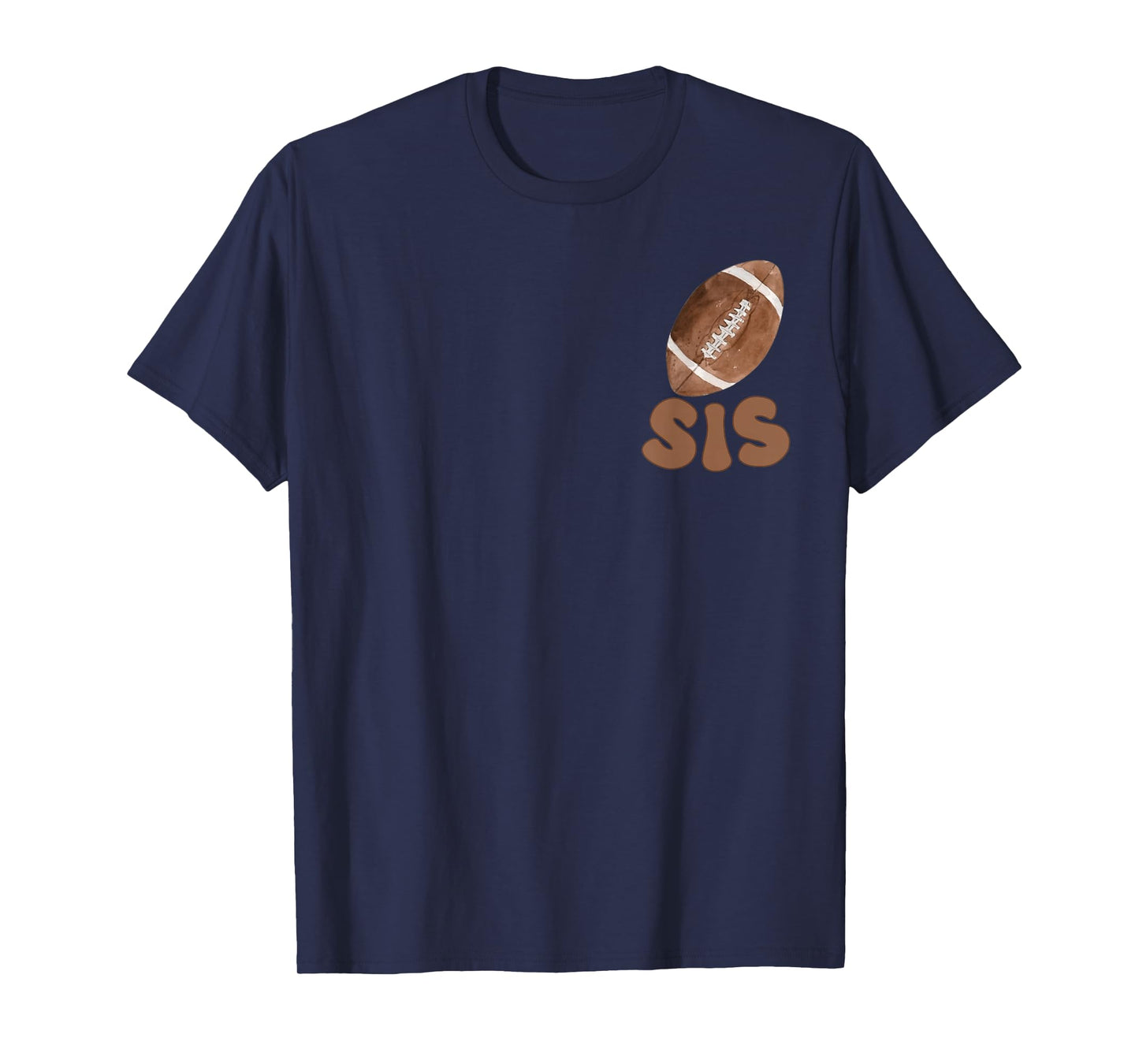 Sister of The 1 Year Old Football First Birthday Boy Family T-Shirt