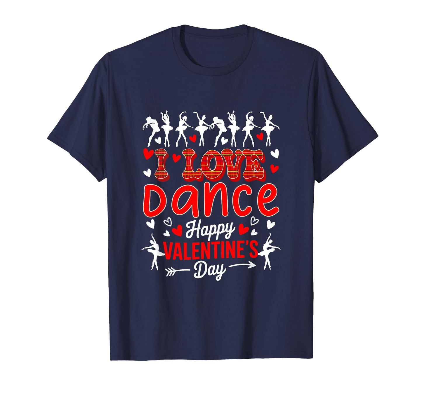 Love Dance Happy Valentine's Day Dance Teacher Students T-Shirt